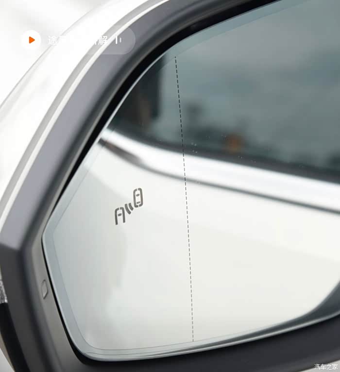 各位大神请问途昂这个后视镜上面的标志是什么功能呢