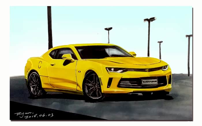 画young年华手绘大黄蜂科迈罗