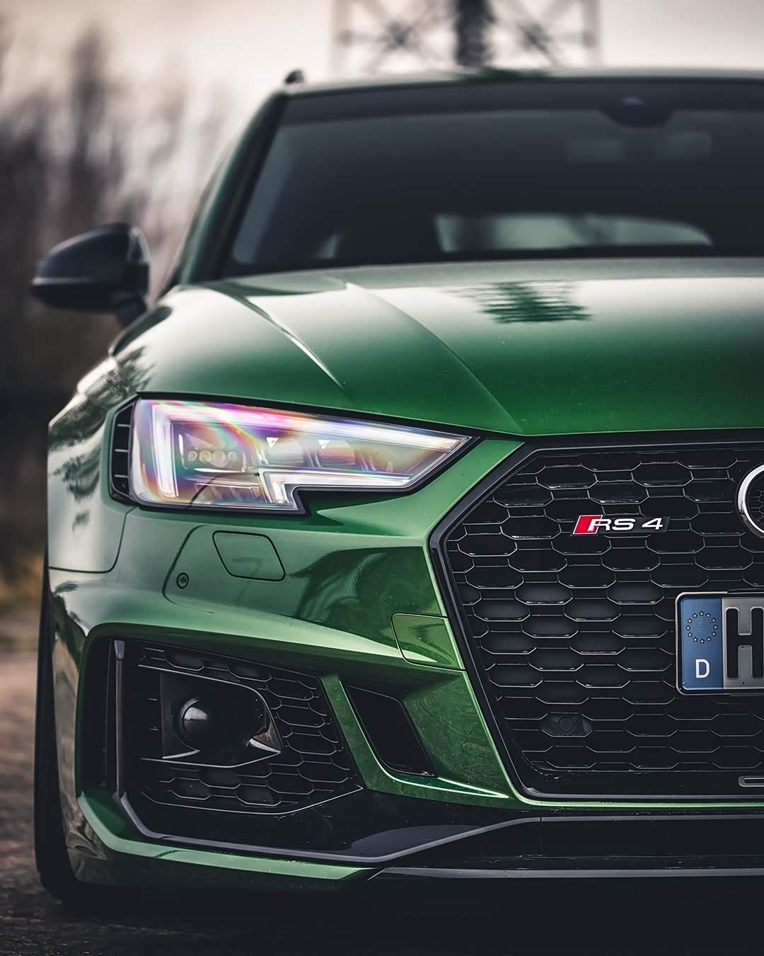 索诺玛绿 奥迪rs4 avant vossen