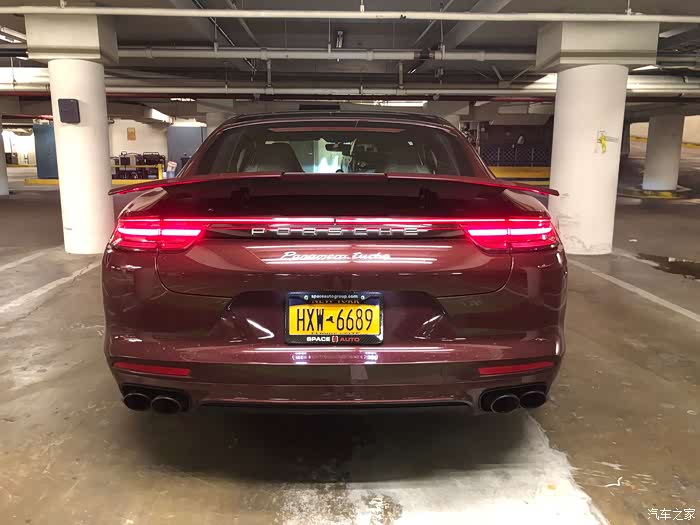 panamera turbo 勃艮第红 提车用车作业