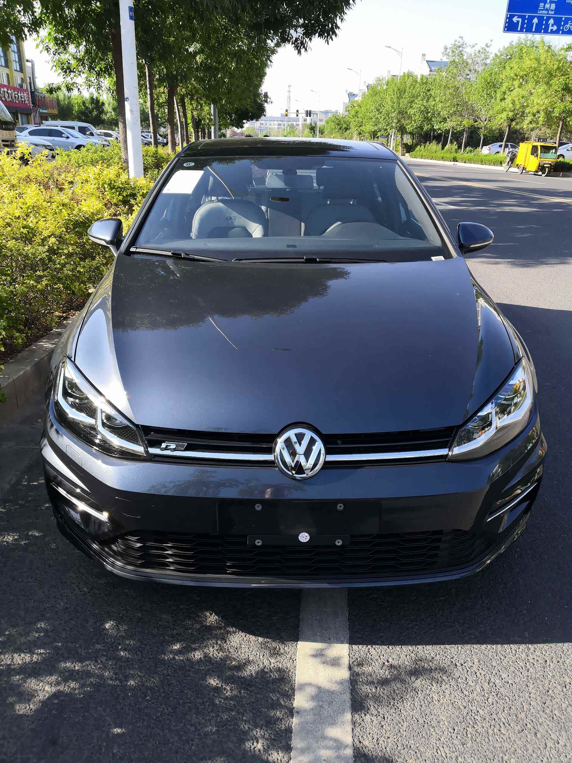 2019高尔夫rline哒喀尔蓝,今天提车