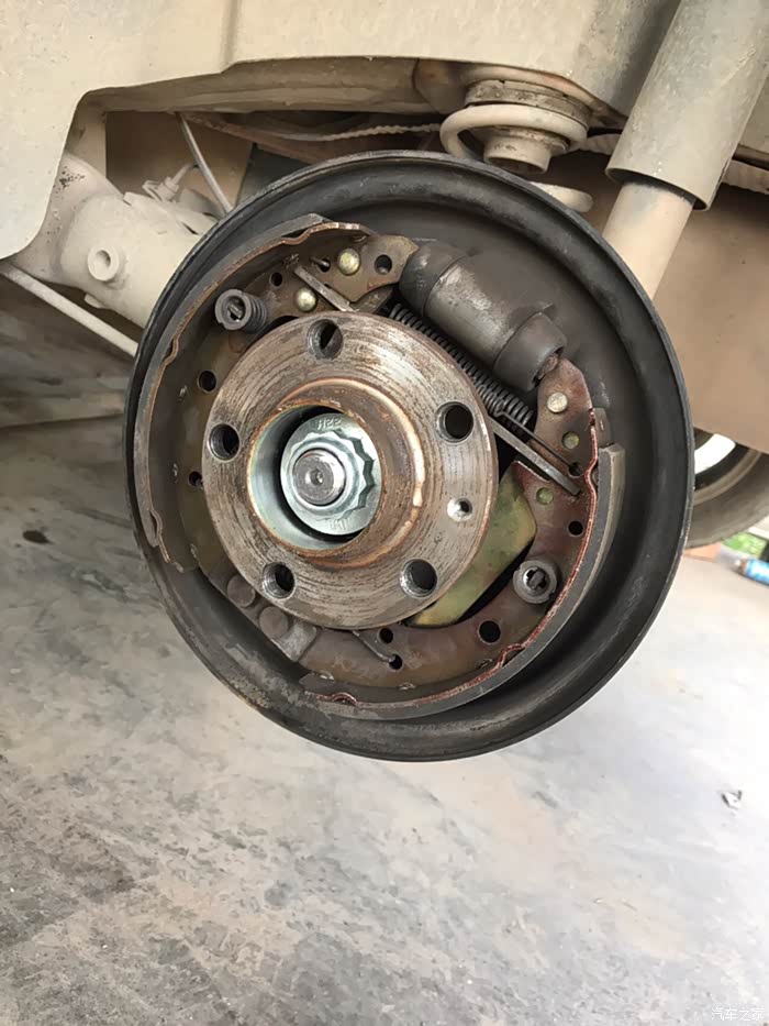 crosspolo后轮鼓刹改盘刹作业