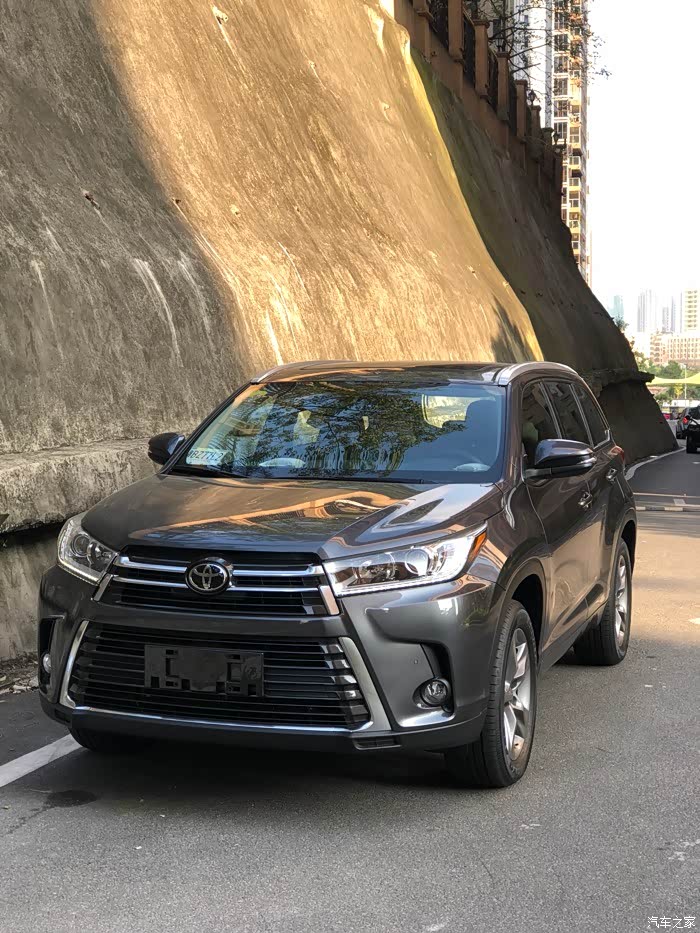 【图】钨金灰四尊版提车_汉兰达论坛_汽车之家论坛