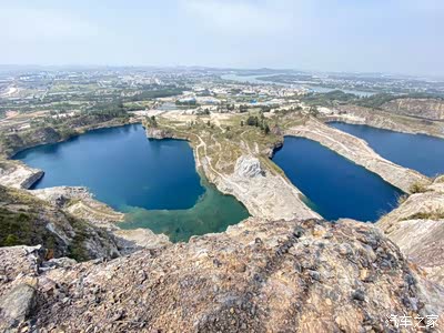 网红矿坑蓝洞户外探险全纪录-惠州腾势x车主越野户外作业