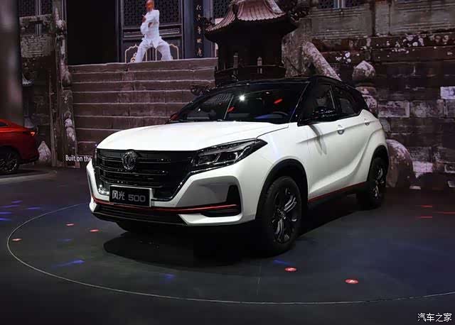 东风风光500,外观部分,整体看来运动而不失时尚