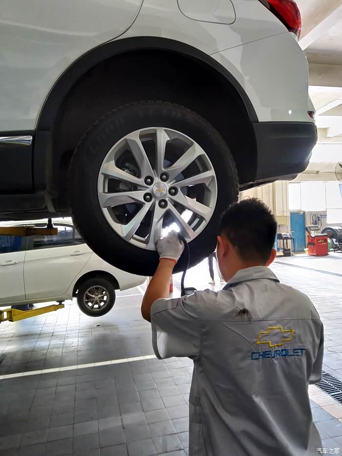 雪佛兰售后体验日#首批探界者悍界版 一周岁回店保养和夏季检测