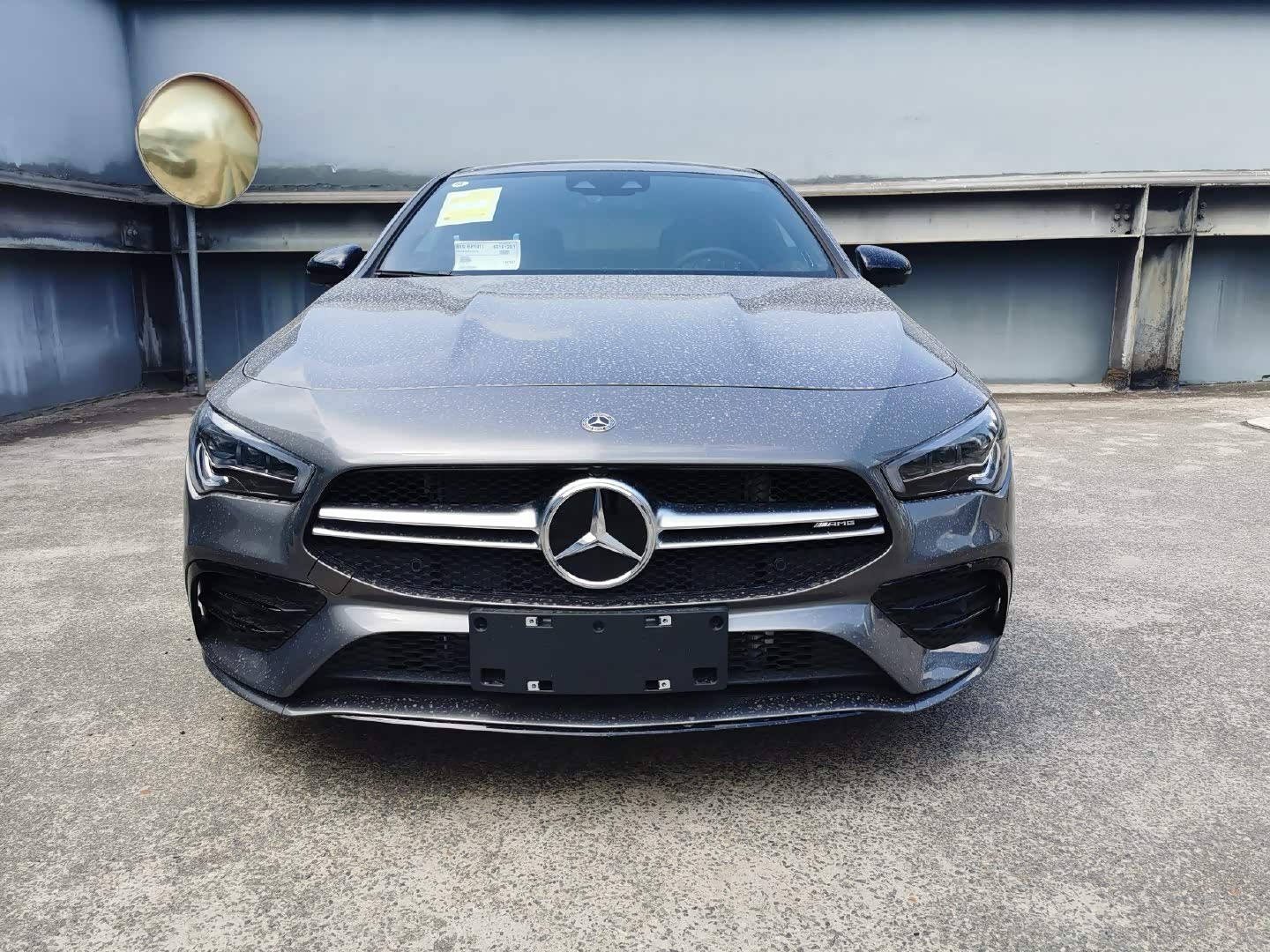 奔驰cla35amg山灰色就是漂亮