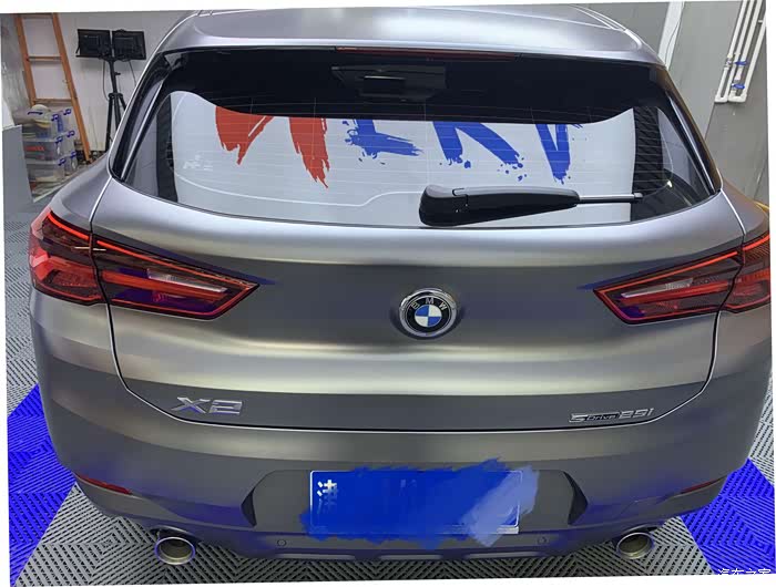 【图】进口x2贴改色膜,上传留念_宝马x2论坛_汽车之家论坛