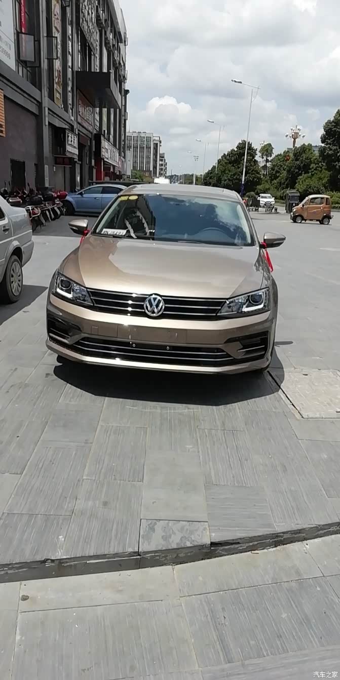 速腾凯旋金贴黑色车顶膜搭配吗