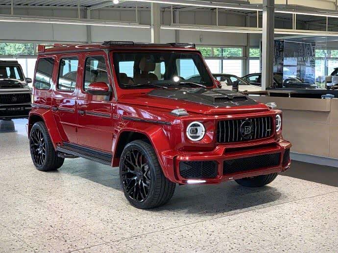 红色的巴博斯大g,罕见得很!_奔驰g级论坛_手机汽车之家