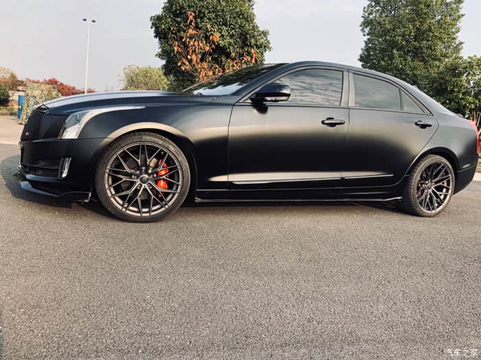 凯迪拉克atsl二阶 305ff07旋压19寸轮毂 改装作业