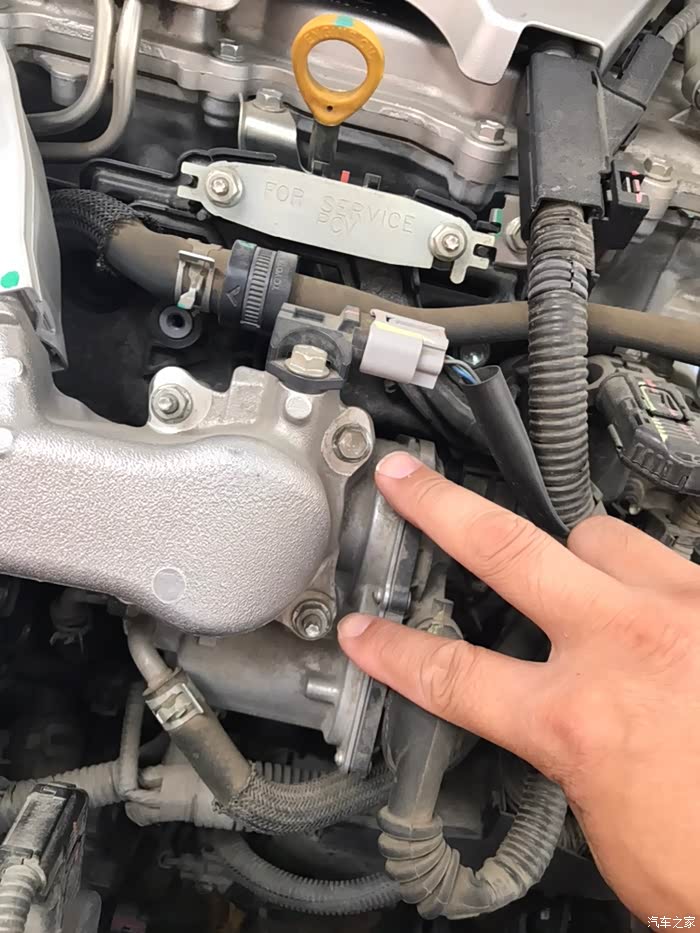 【图】2017款卡罗拉1.2t自己清洗节气门_卡罗拉论坛_汽车之家论坛