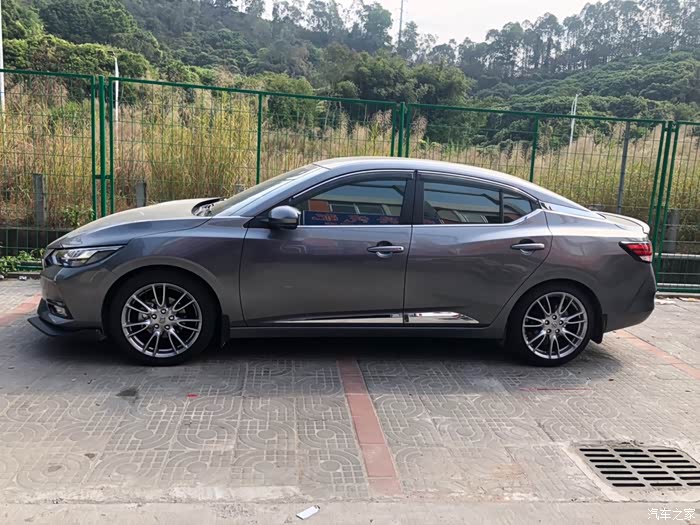 14代轩逸慢慢蜕变换轮毂改喇叭