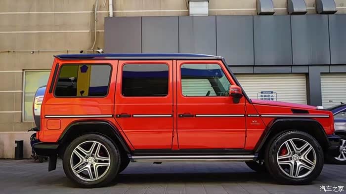 奔驰大g改装胭脂红