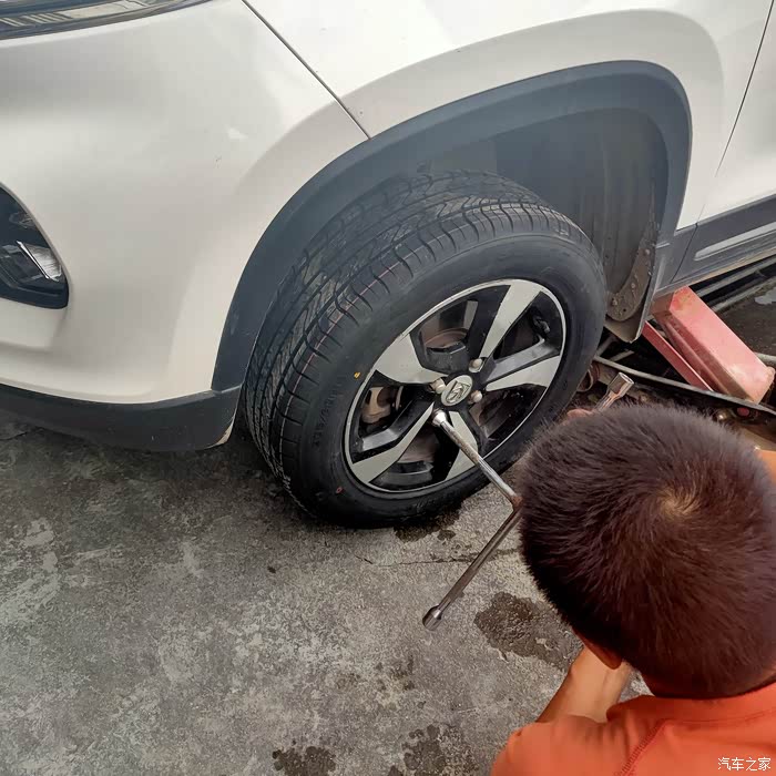 【图】三角tr978轮胎更换记_宝骏510论坛_汽车之家论坛
