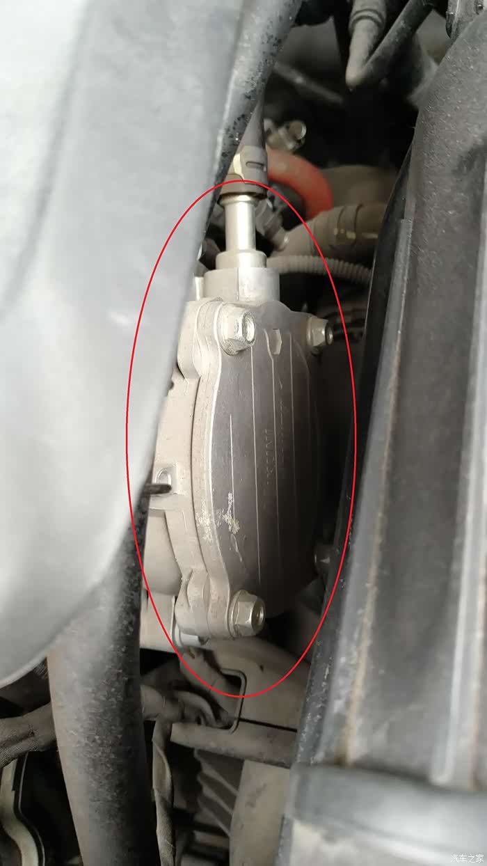 2018-12-8 11:27:46 《传祺gs4》分享之更换机械真空泵 之前gs4刹车软
