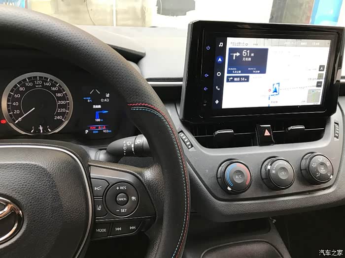 1921款卡罗拉先锋版完美升级21款导航中控屏车机