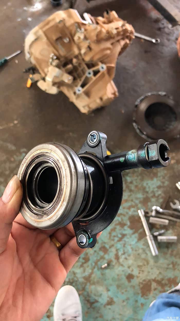 想想这个离合器分泵就来火