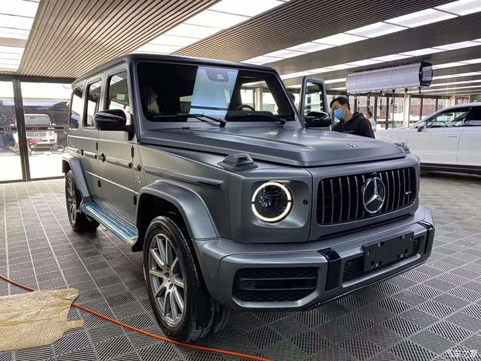 奔驰大g各种颜色车贴哑光车衣集锦进化男人梦想一北京老郭