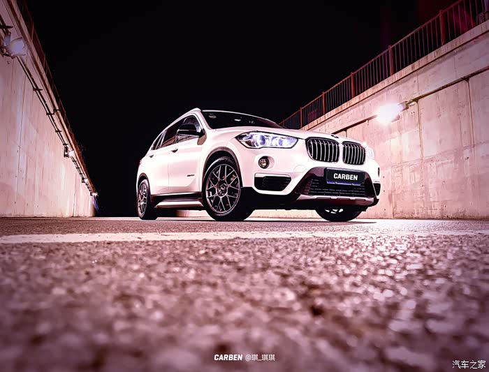 【图】改装f48首都机场货运北路夜拍_宝马x1论坛_汽车之家论坛