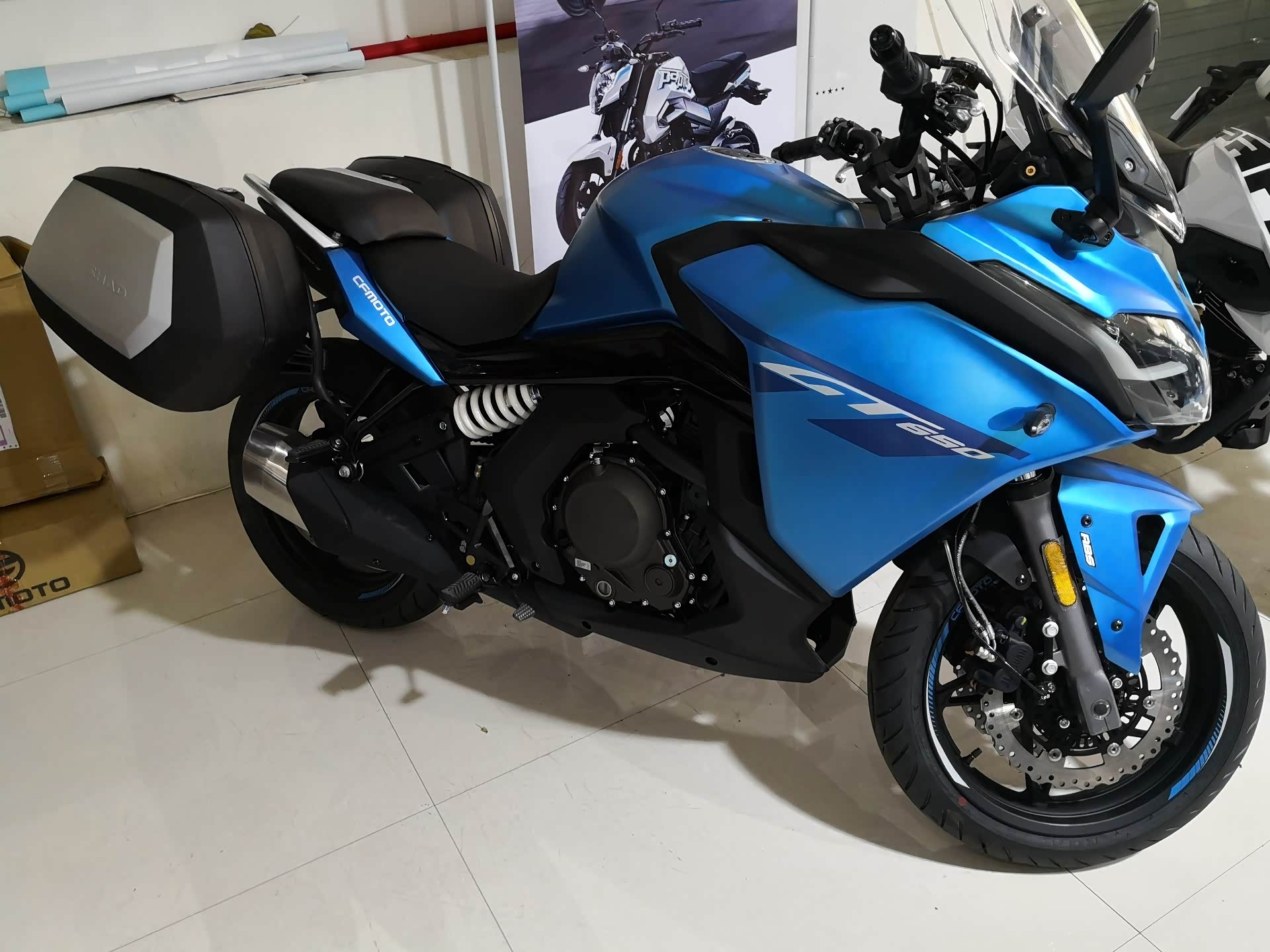 【图】提车春风gt650_春风摩托车论坛_汽车之家论坛