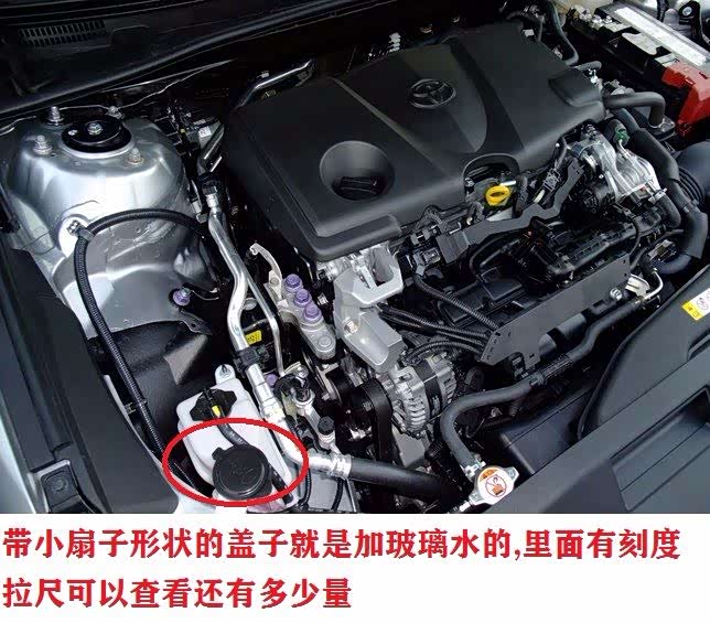 丰田凯美瑞加玻璃水在哪加怎么加加多少有哪些需要注意的
