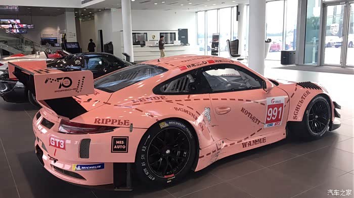 【图】gt3r变身pink pig保时捷经典涂装_保时捷911论坛_汽车之家论坛