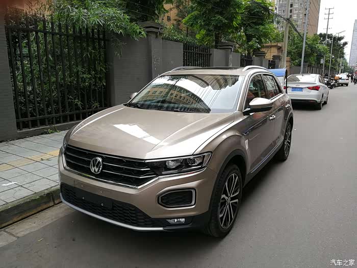 【图】塔希提金,这个颜色好看吗?_t-roc探歌论坛_汽车之家论坛