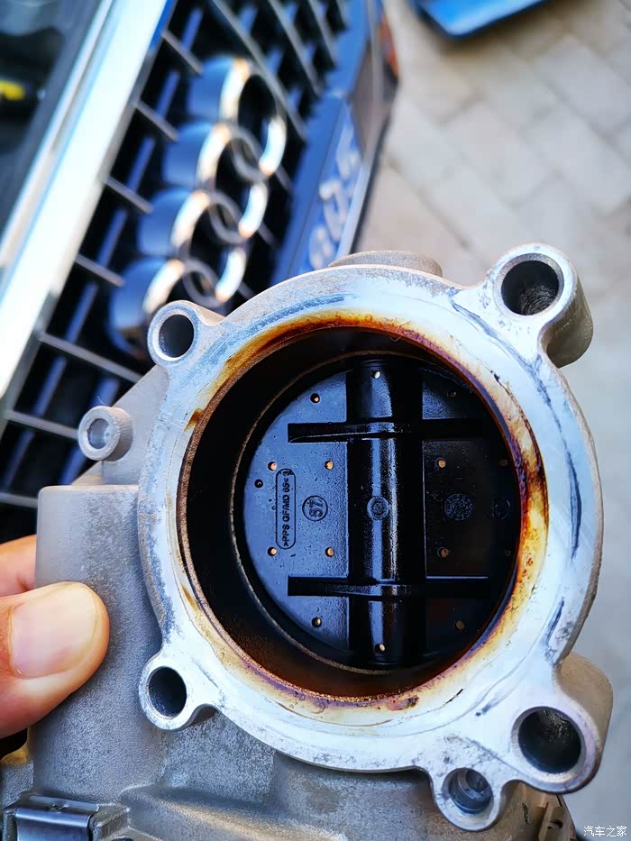 【图】16款q5清洗节气门_奥迪q5/q5l论坛_汽车之家论坛