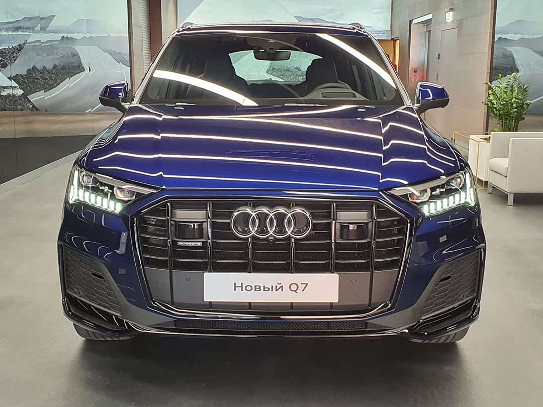 奥迪q7纳瓦拉蓝 简直太美了