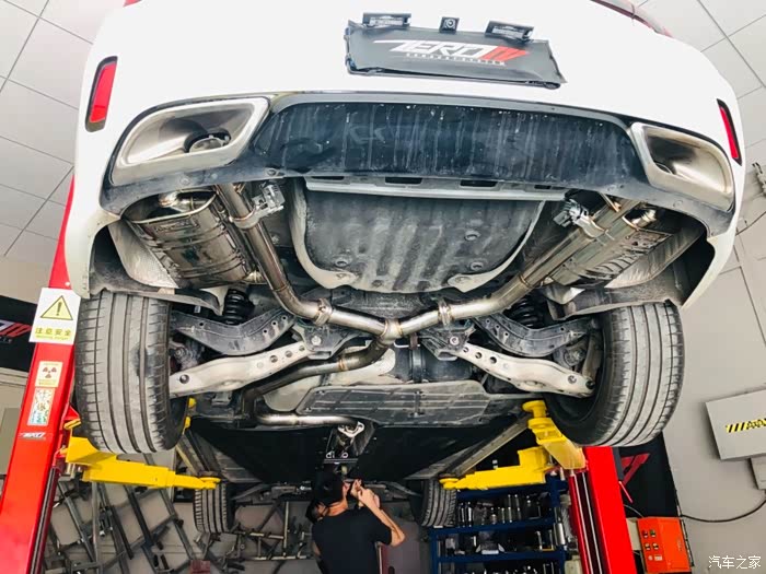 19款君威gs广州车友更换zeroiv热火排气