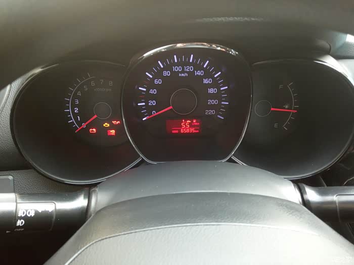 敢发就敢送分享起亚k2仪表盘篇