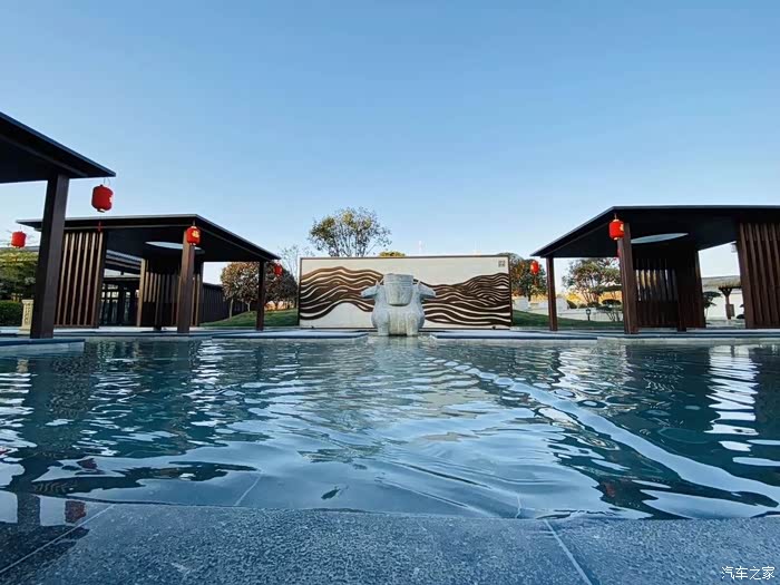 温泉水域放松一下