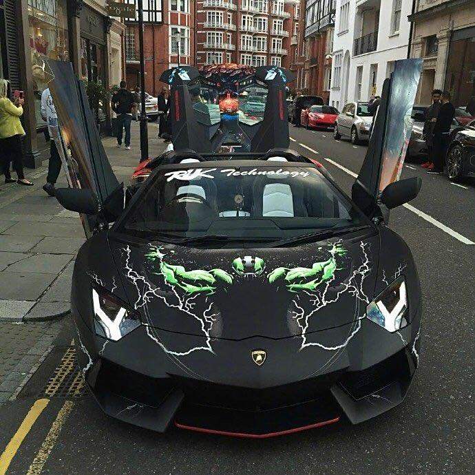 蘭博基尼aventador,好帥