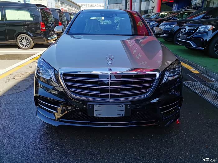 谁见过奔驰高端art版s450双色的我刚见过实车真棒