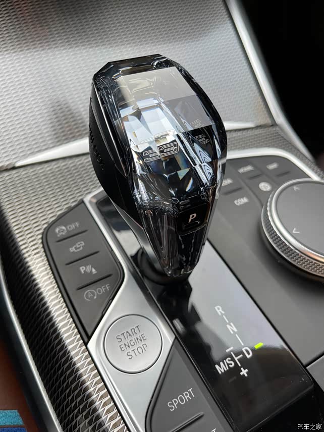 宝马新3系原厂水晶档杆分享