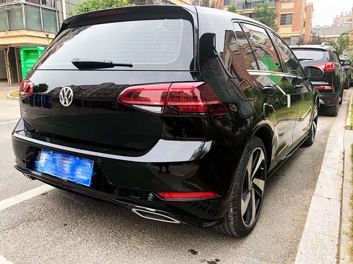 【图】再见了我的黑武士,出售18款 高尔夫r-line_二手车论坛_汽车之家