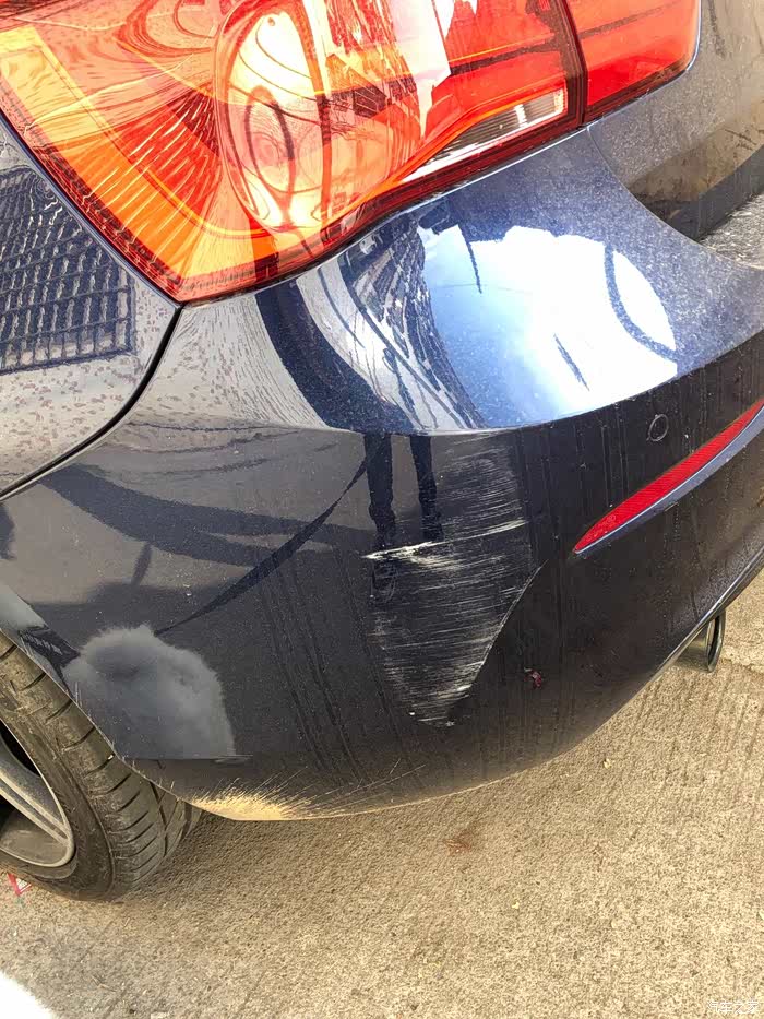 车被刮了_宝马1系论坛_汽车之家论坛