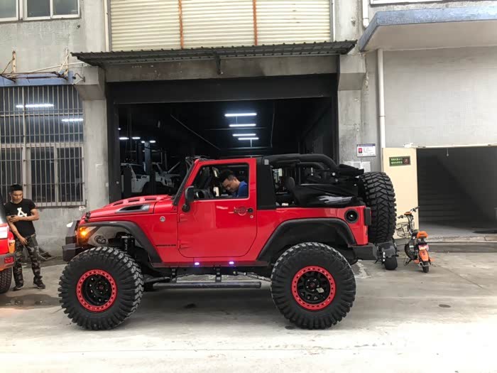 【图】〔深圳牧马人改装〕红色牧马人改装案例_牧马人论坛_汽车之家