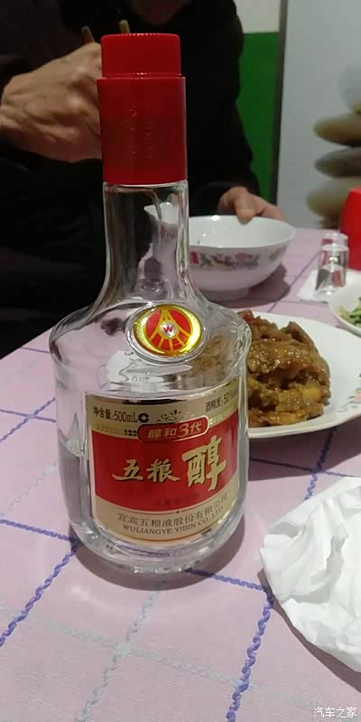 吃酸汤饺子喝五粮醇