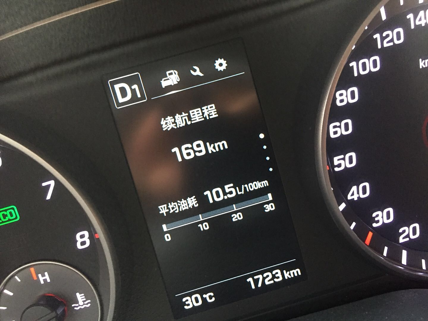 怎么我14t领动平均油耗一直都保持103l/100km?数值一直没跌过