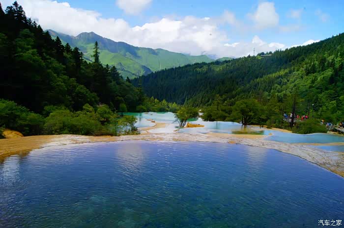 五彩斑斓争艳池