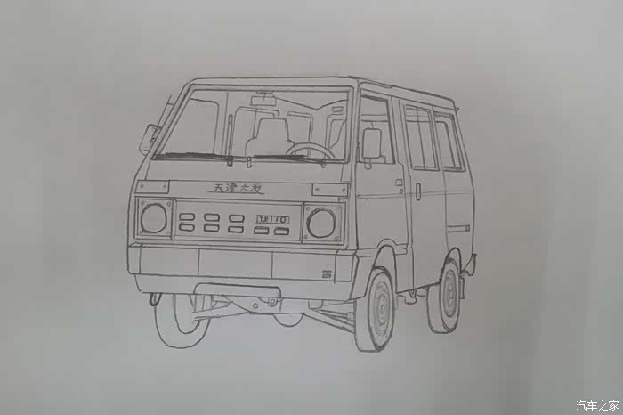 【花young玩汽绘】集结令 手绘天津大发