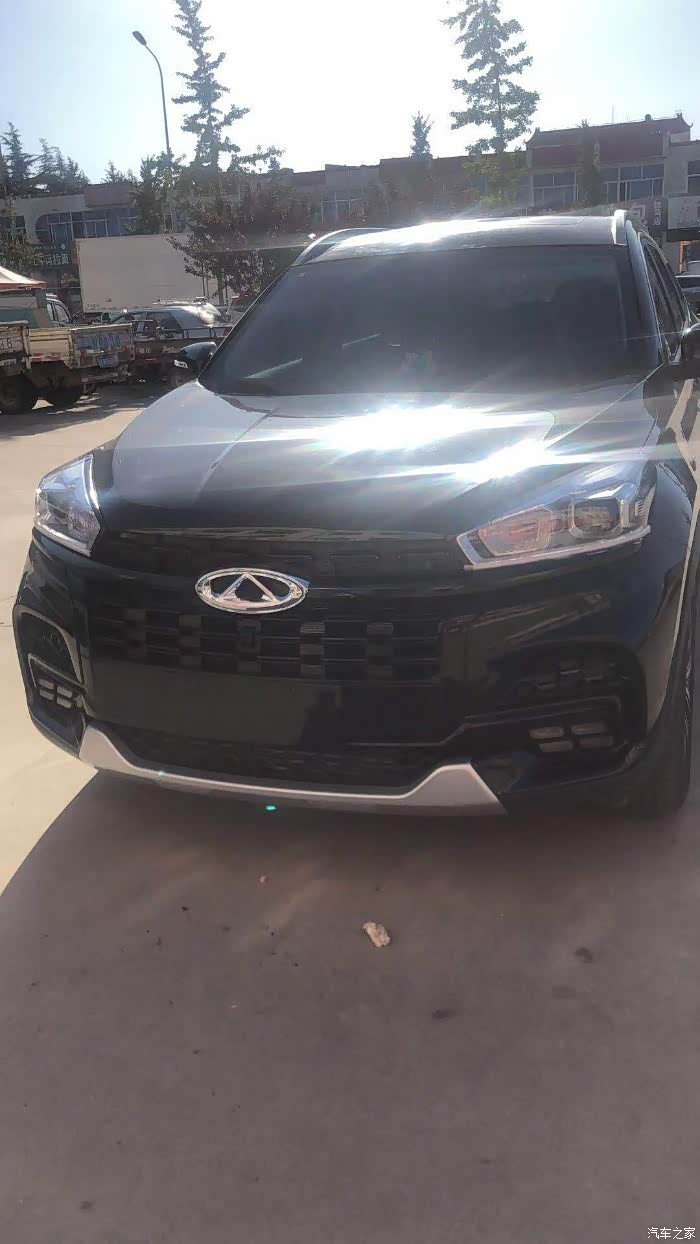 【图】中网喷黑实图_瑞虎8论坛_汽车之家论坛
