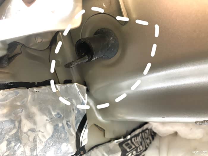 高尔夫嘉旅拿掉天窗下水管堵头减小漏水概率