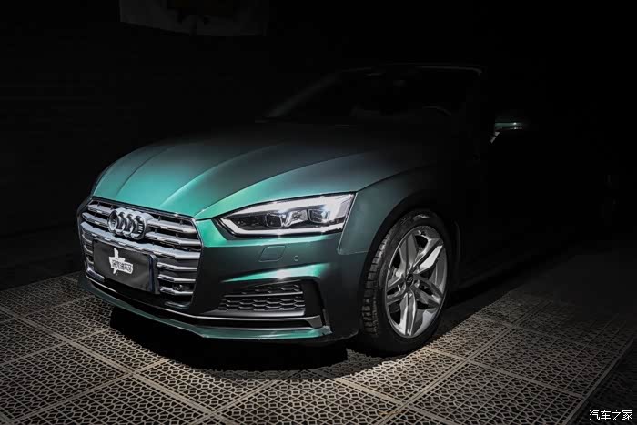 【图】a5 45tfsi,哥特蓝绿素车写真_奥迪a5论坛_汽车之家论坛
