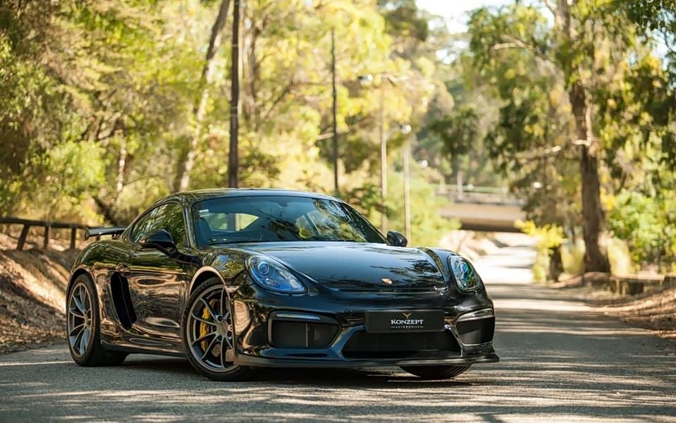 保时捷cayman gt4 高性能手动小跑车