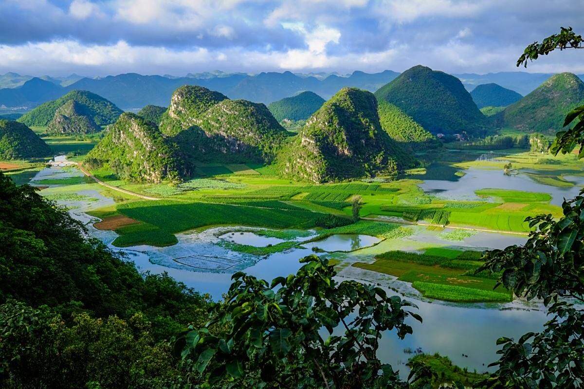 如此美麗的山水風景 讓人的心情也瞬間變得好起來