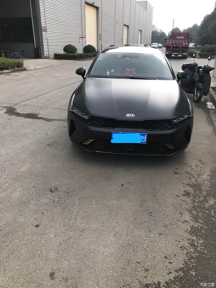 【图】改黑武士陶瓷黑大家看看效果_起亚k5论坛_汽车之家论坛