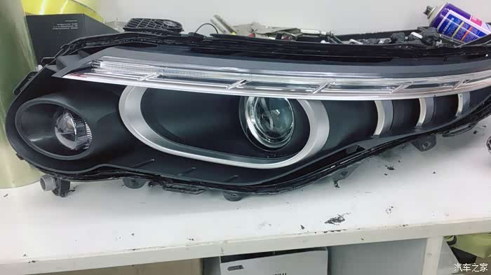 贵阳观致5车灯升级改装led效果升级之后的灯光才是我想要的效果
